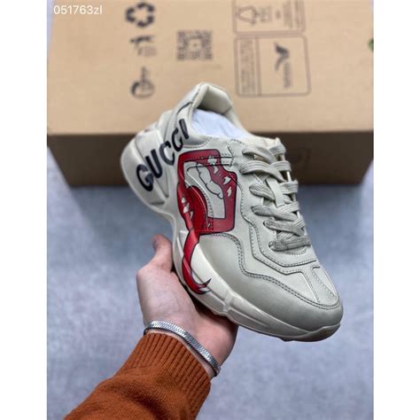 gucci rhyton vintage trainer|Gucci rhyton price.